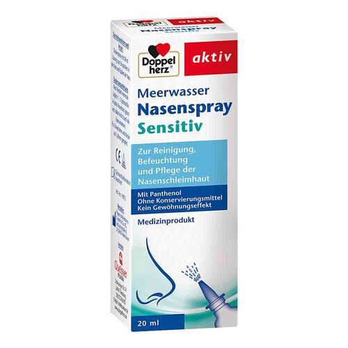 Doppelherz Meerwasser Nasenspray mit Panthenol, 20 ml
