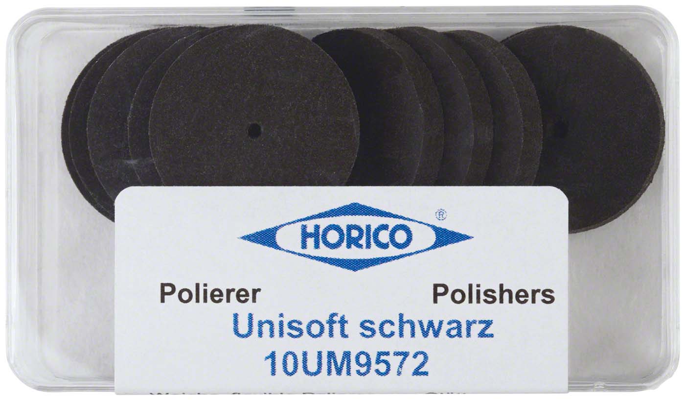 UNISOFT 10 Stück unmontiert, schwarz, Scheibe