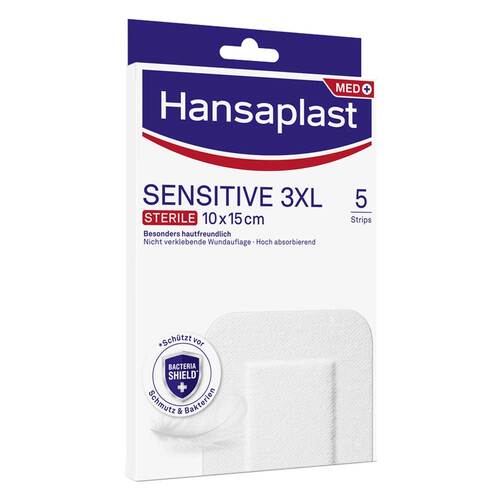 Hansaplast SENSITIVE 3XL Wundverband steril 10x15 cm, 5 St