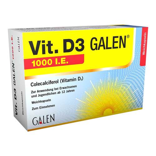 Vit. D3 GALEN 1000 I.E. Weichkapseln, 50 St