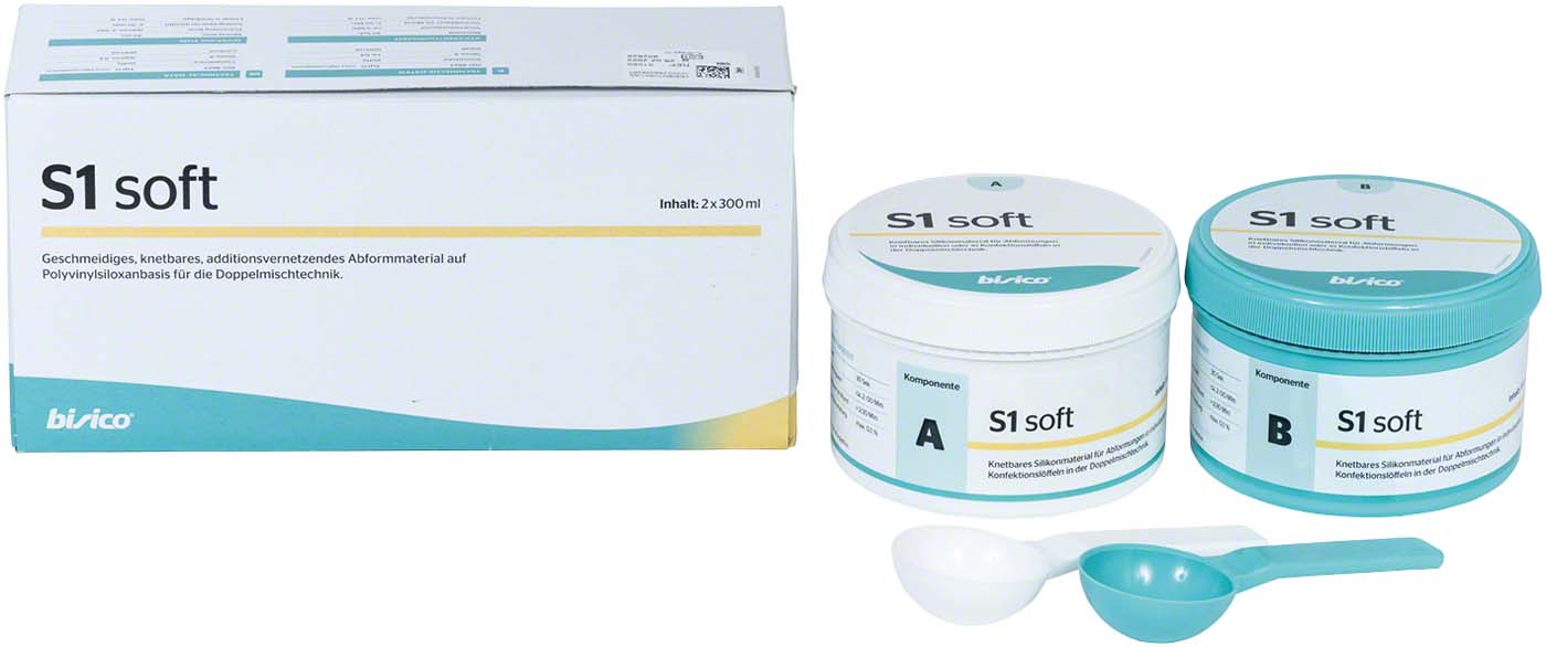 S1 soft 300 ml Dose A, 300 ml Dose B, soft putty
